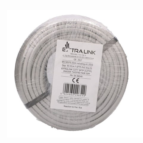 Extralink CAT7 SFTP (S/FTP) INDOOR TWISTED PAIR 50M kabel sieciowy