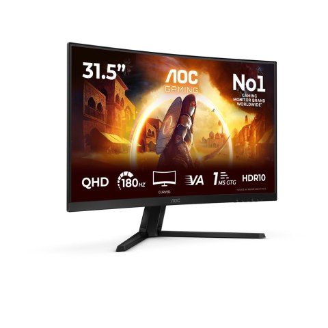 MONITOR AOC LED 31,5" CQ32G4VE Fast VA QHD 180Hz