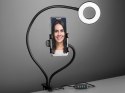 Lampa Ring 8.5 cm 48LED z uchwytem na telefon