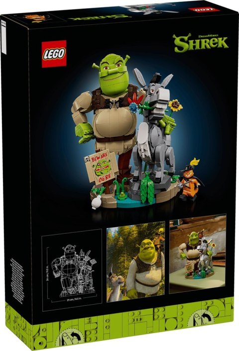 LEGO Icons 72423 - Shrek, Osioł i Kot w butach