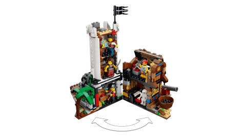 LEGO Creator 3w1 31387 - Legendarny statek piracki