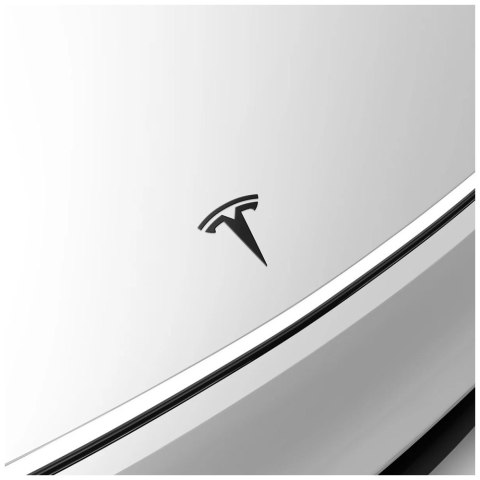 Osłona Spigen Front Emblem Logo do Tesla Model Y (Juniper) czarna
