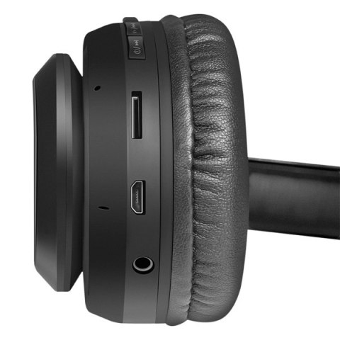 Defender FreeMotion B552, słuchawki z mikrofonem, regulacja głośności, czarna, 2.0, 40 mm przetworniki typ USB