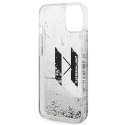 Karl Lagerfeld KLHCP14SLBKLCS iPhone 14 6,1" srebrny/silver hardcase Liquid Glitter Big KL