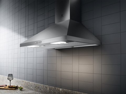 Okap kominowy ELECTROLUX LFC316X 60 cm | 400 m3/h | LED | inox