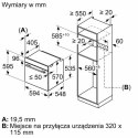 Piekarnik elektryczny Bosch HBA514BS3 Serie 4 71 l | termoobieg 3D | AquaStop | prowadnice teleskopowe | inox