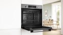 Piekarnik elektryczny Bosch HBA514BS3 Serie 4 71 l | termoobieg 3D | AquaStop | prowadnice teleskopowe | inox