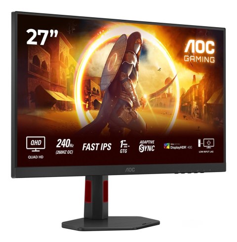 MONITOR AOC LED 27" Q27G4ZR Fast IPS QHD 240Hz (260Hz O/C)