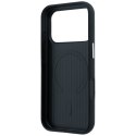 Etui Mercedes Leather Semi Wrap Iconic Line MagSafe do iPhone 17 Pro Max czarny