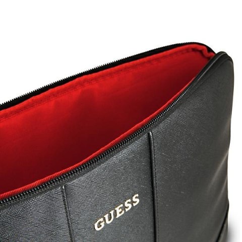 Guess Sleeve GUCS13TBK 13" czarny/black Saffiano