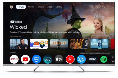 Telewizor SHARP 55JP7265E QLED 55" 4K Ultra HD Google TV Dolby Digital Plus Czarny
