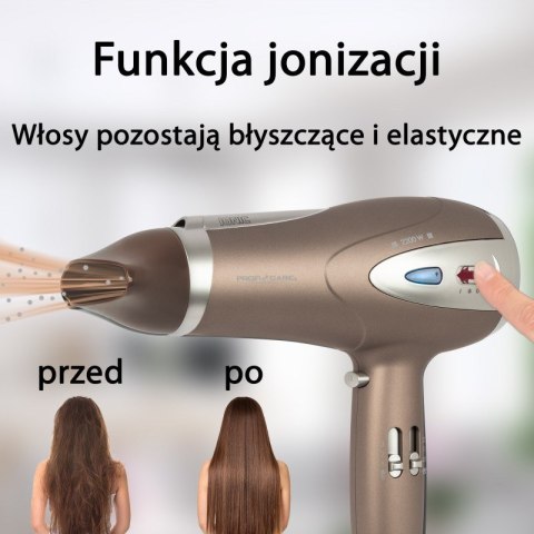 Suszarka do włosów PC-HTD 3113 PROFICARE brąz
