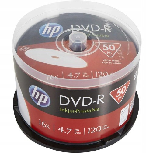 Płyty DVD-R Verbatim HP Inkjet-Printable spindle (50szt)