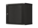 LANBERG SZAFA INSTALACYJNA RACK WISZĄCA 19" 9U 540X350 CZARNA DRZWI PRZESZKLONE (FLAT PACK)