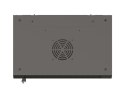 LANBERG SZAFA INSTALACYJNA RACK WISZĄCA 19" 9U 540X350 CZARNA DRZWI PRZESZKLONE (FLAT PACK)