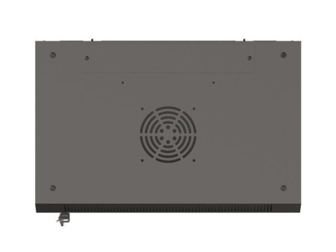 LANBERG SZAFA INSTALACYJNA RACK WISZĄCA 19" 9U 540X350 CZARNA DRZWI PRZESZKLONE (FLAT PACK)