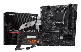 MSI Pro A620AM-G EVO WIFI AMD A620A Gniazdo AM5 micro ATX