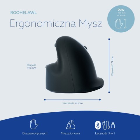Ergonomiczna mysz R-Go Tools R-Go HE
