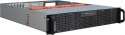 Inter-Tech 2U-20255 Rack Czarny, Stal nierdzewna