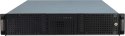 Inter-Tech 2U-20255 Rack Czarny, Stal nierdzewna