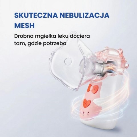 Inhalator ORO-MESH BABY PINK OROMED