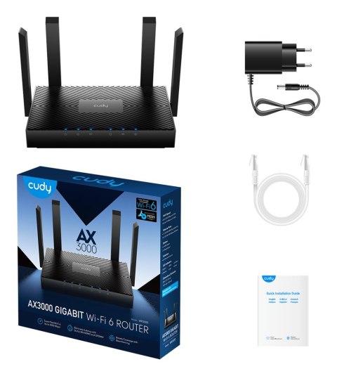 Router CUDY WR3000 LAN Gigabit AX3000 WiFi 6 Mesh