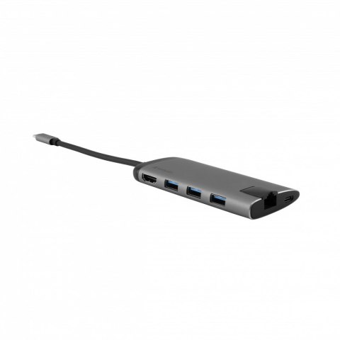 VERBATIM MULTIPORT USB-C 3.1, 3X USB 3.0, HDMI 4K, RJ45, SD/MICRO SD 49142