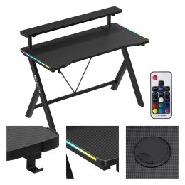 Biurko Huzaro Hero 1.9 RGB Black
