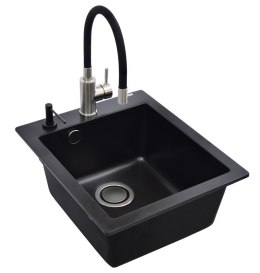 SINK SIMPLEXSQS100+MIXER+DISP BLACK