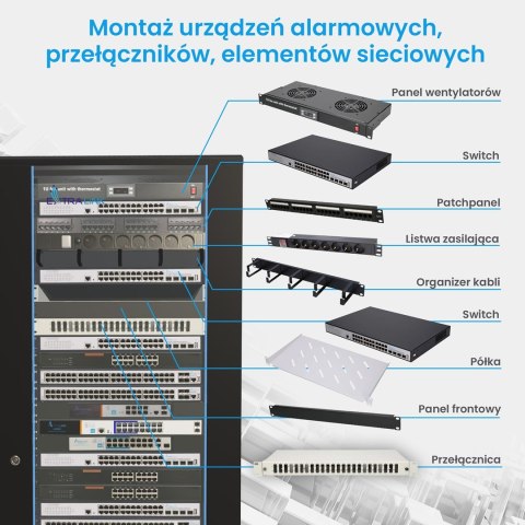 EXTRALINK SZAFA RACK STOJĄCA 32U 600X1000 CZARNA