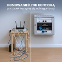 EXTRALINK SZAFA RACK WISZĄCA 6U 10" SZARA