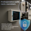 EXTRALINK SZAFA RACK WISZĄCA 6U 10" SZARA