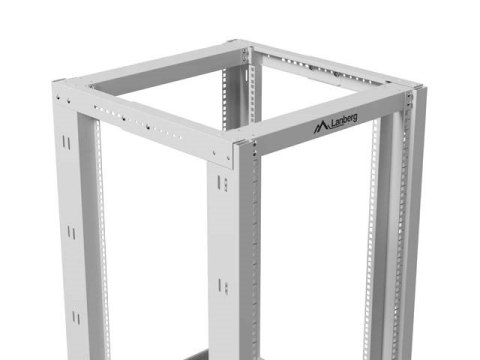 LANBERG OPEN RACK 19" 18U 600X800 SZARY