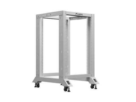 LANBERG OPEN RACK 19" 18U 600X800 SZARY