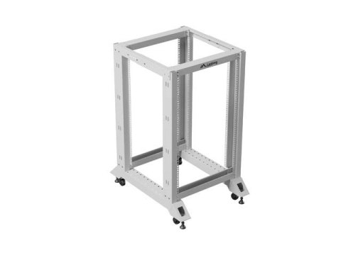LANBERG OPEN RACK 19" 18U 600X800 SZARY