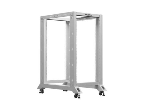 LANBERG OPEN RACK 19" 22U 600X1000 SZARY