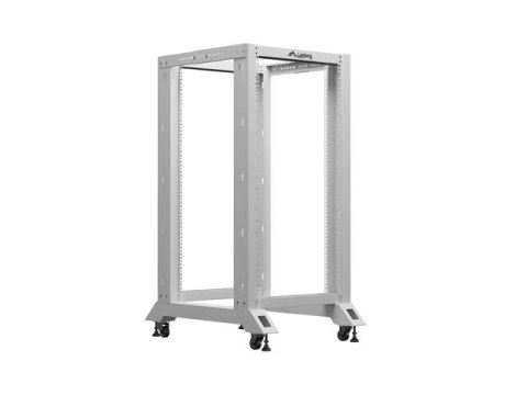 LANBERG OPEN RACK 19" 22U 600X800 SZARY