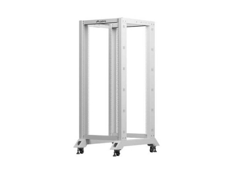 LANBERG OPEN RACK 19" 27U 600X800 SZARY