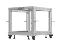 LANBERG OPEN RACK 19" 9U 600X600-1100 REGULOWANY SZARY