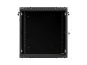 LANBERG SZAFA INSTALACYJNA RACK WISZĄCA 19" 12U 600X600 CZARNA DRZWI PERFOROWANE (FLAT PACK)