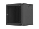 LANBERG SZAFA INSTALACYJNA RACK WISZĄCA 19" 12U 600X600 CZARNA DRZWI PERFOROWANE (FLAT PACK)