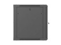 LANBERG SZAFA INSTALACYJNA RACK WISZĄCA 19" 12U 600X600 CZARNA DRZWI PERFOROWANE (FLAT PACK)