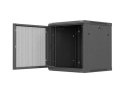 LANBERG SZAFA INSTALACYJNA RACK WISZĄCA 19" 12U 600X600 CZARNA DRZWI PERFOROWANE (FLAT PACK)