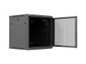 LANBERG SZAFA INSTALACYJNA RACK WISZĄCA 19" 12U 600X600 CZARNA DRZWI PERFOROWANE (FLAT PACK)