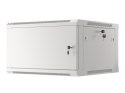LANBERG SZAFA WISZĄCA RACK 19" 6U 600X600 DRZWI METALOWE SZARA (FLAT PACK) WF01-6606-00S