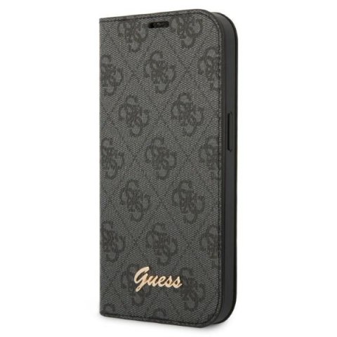 Guess GUBKP14XHG4SHK iPhone 14 Pro Max 6,7" czarny/black book 4G Vintage Gold Logo