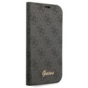 Guess GUBKP14XHG4SHK iPhone 14 Pro Max 6,7" czarny/black book 4G Vintage Gold Logo