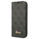 Guess GUBKP14MHG4SHK iPhone 14 Plus 6,7" czarny/black book 4G Vintage Gold Logo