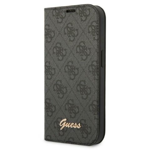 Guess GUBKP14MHG4SHK iPhone 14 Plus 6,7" czarny/black book 4G Vintage Gold Logo