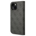 Guess GUBKP14MHG4SHK iPhone 14 Plus 6,7" czarny/black book 4G Vintage Gold Logo